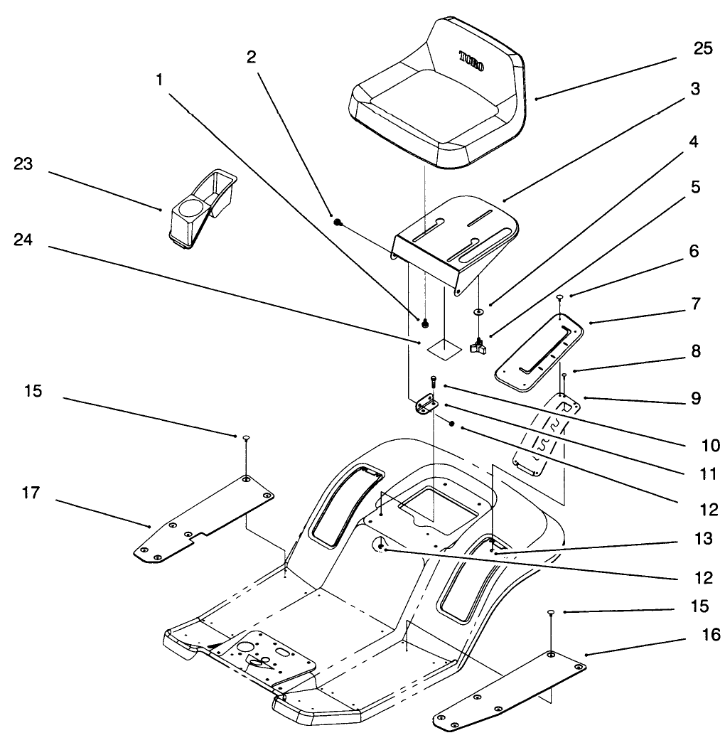 Rear Body & Seat Assembly