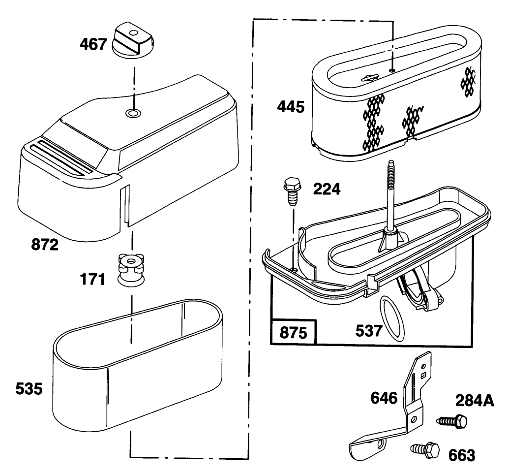 Engine Briggs & Stratton Model 28n707-0131-01