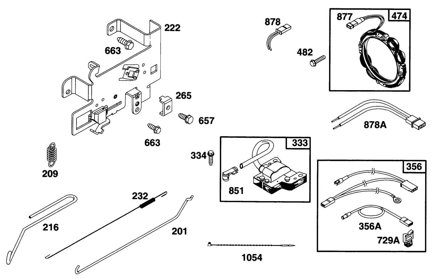 Engine Briggs & Stratton Model 28n707-0131-01