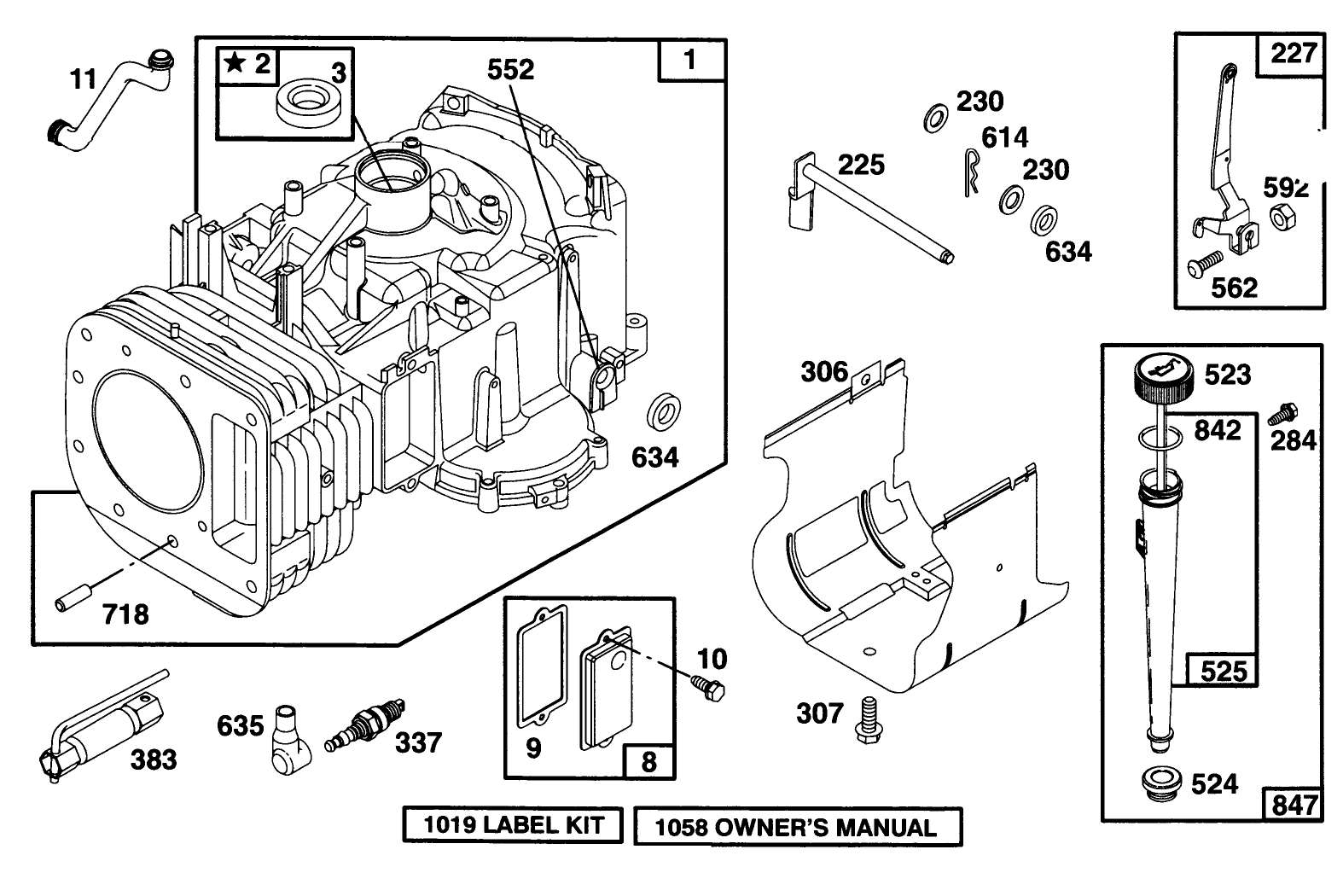 Engine Briggs & Stratton Model 28n777-0174-01