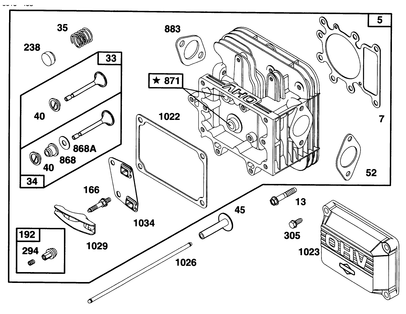 Engine Briggs & Stratton Model 28n777-0174-01