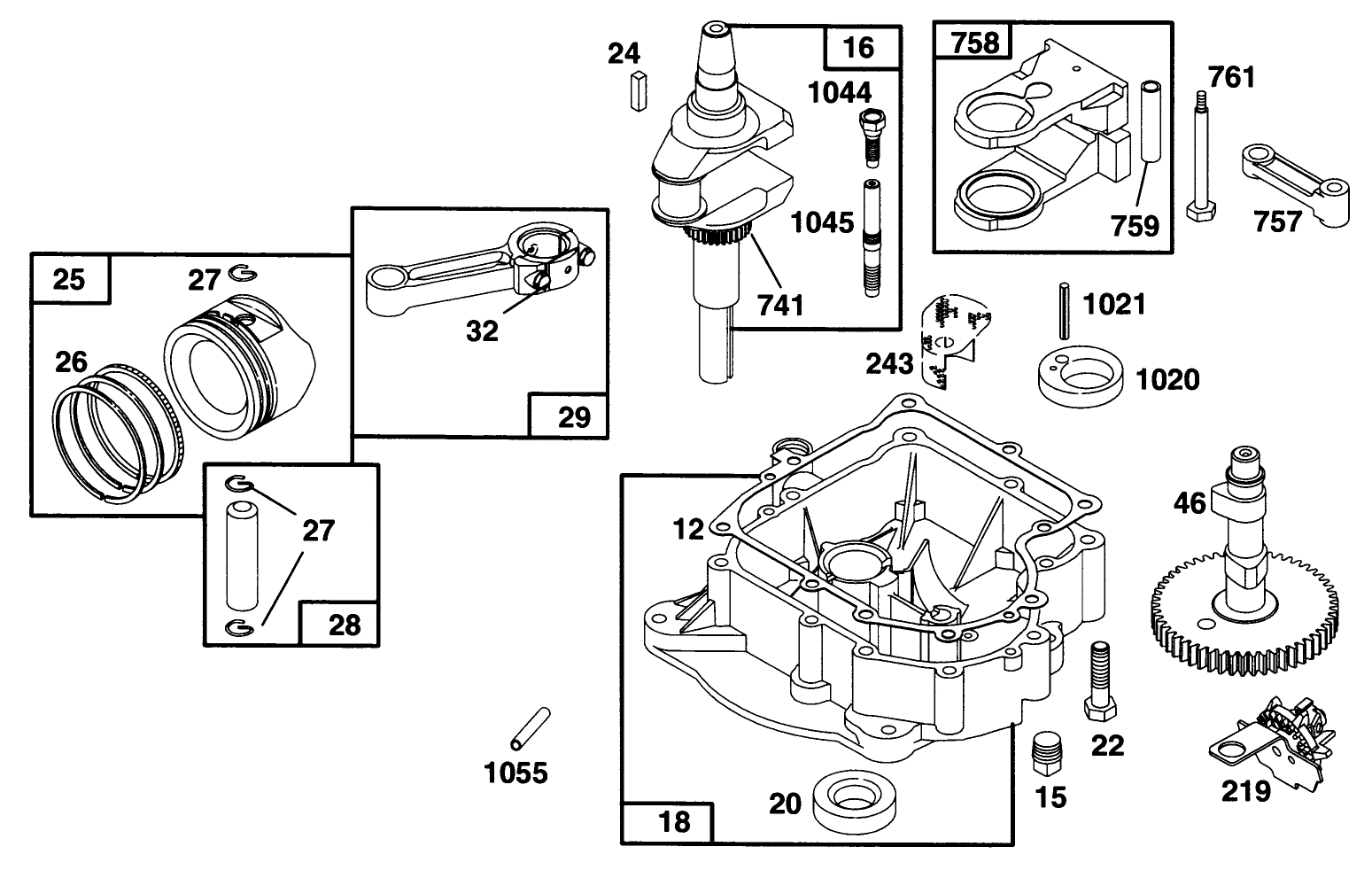 Engine Briggs & Stratton Model 28n777-0174-01