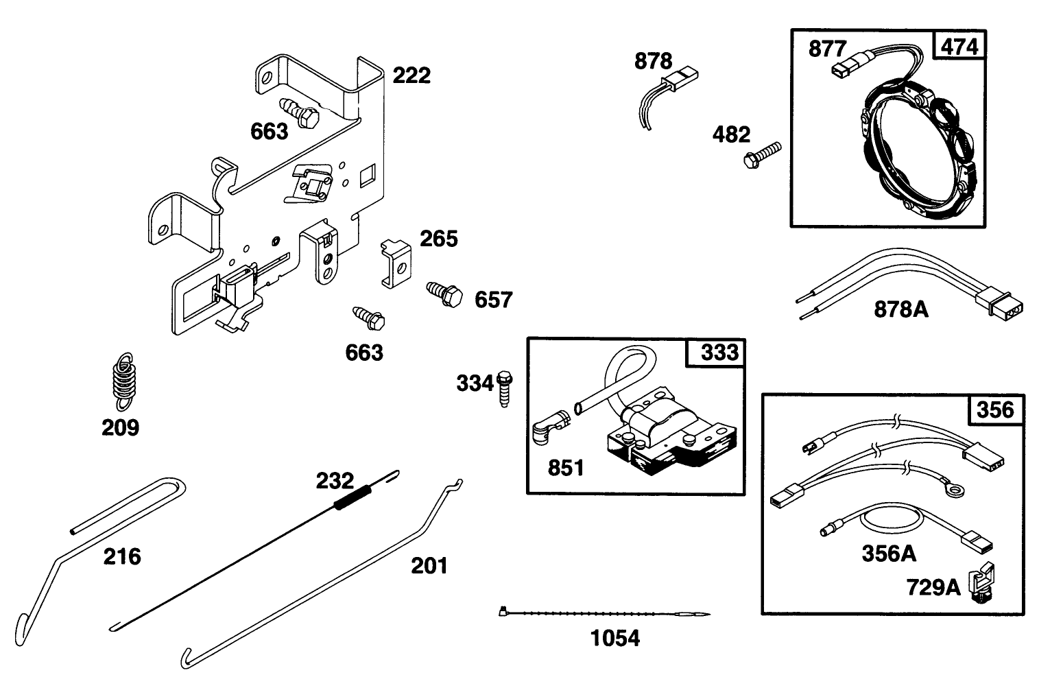 Engine Briggs & Stratton Model 28n777-0174-01