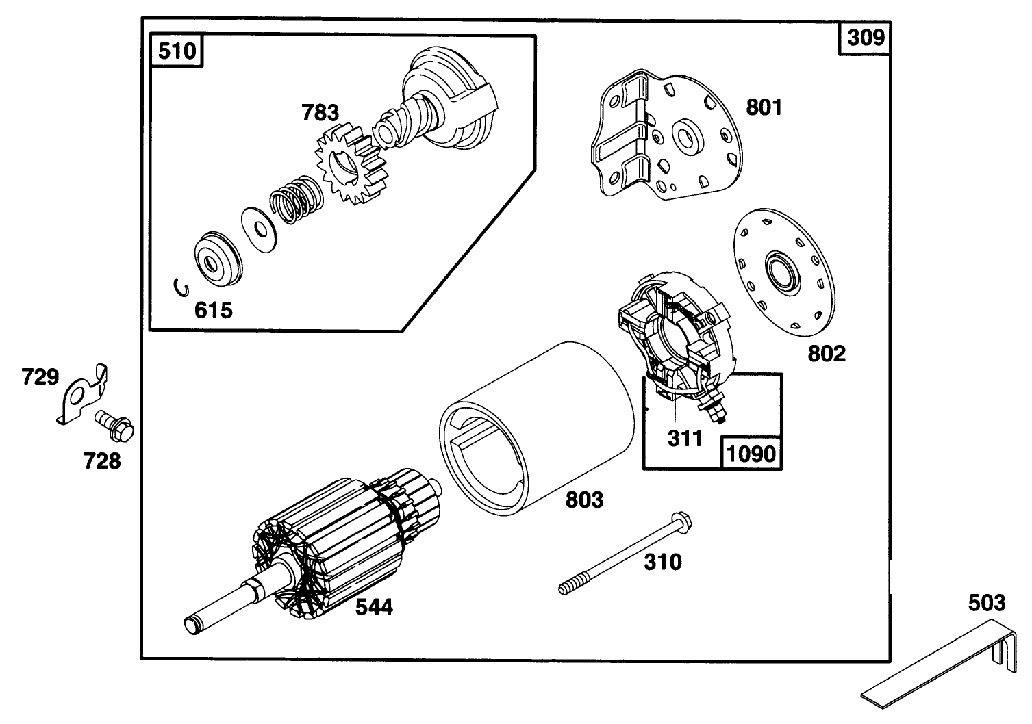 Engine Briggs & Stratton Model 28n777-0174-01