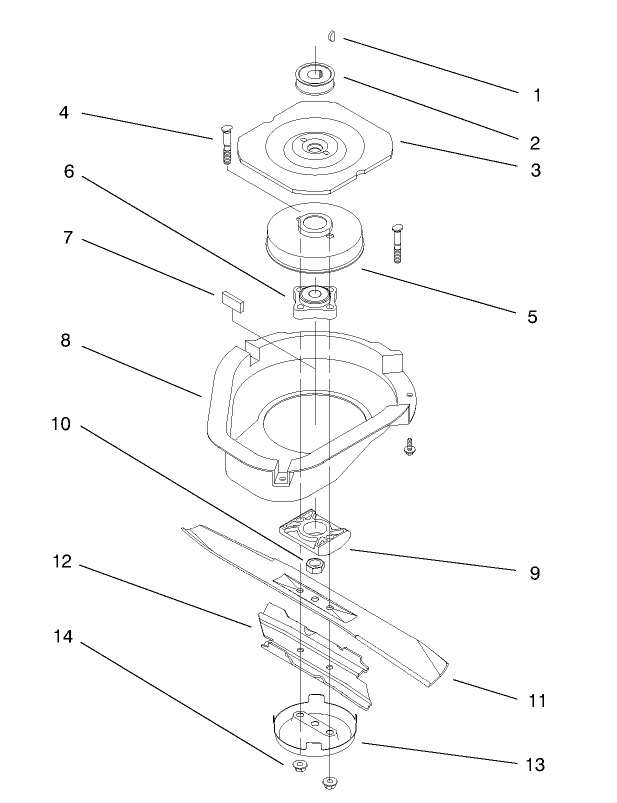 Blade Brake Clutch Assembly