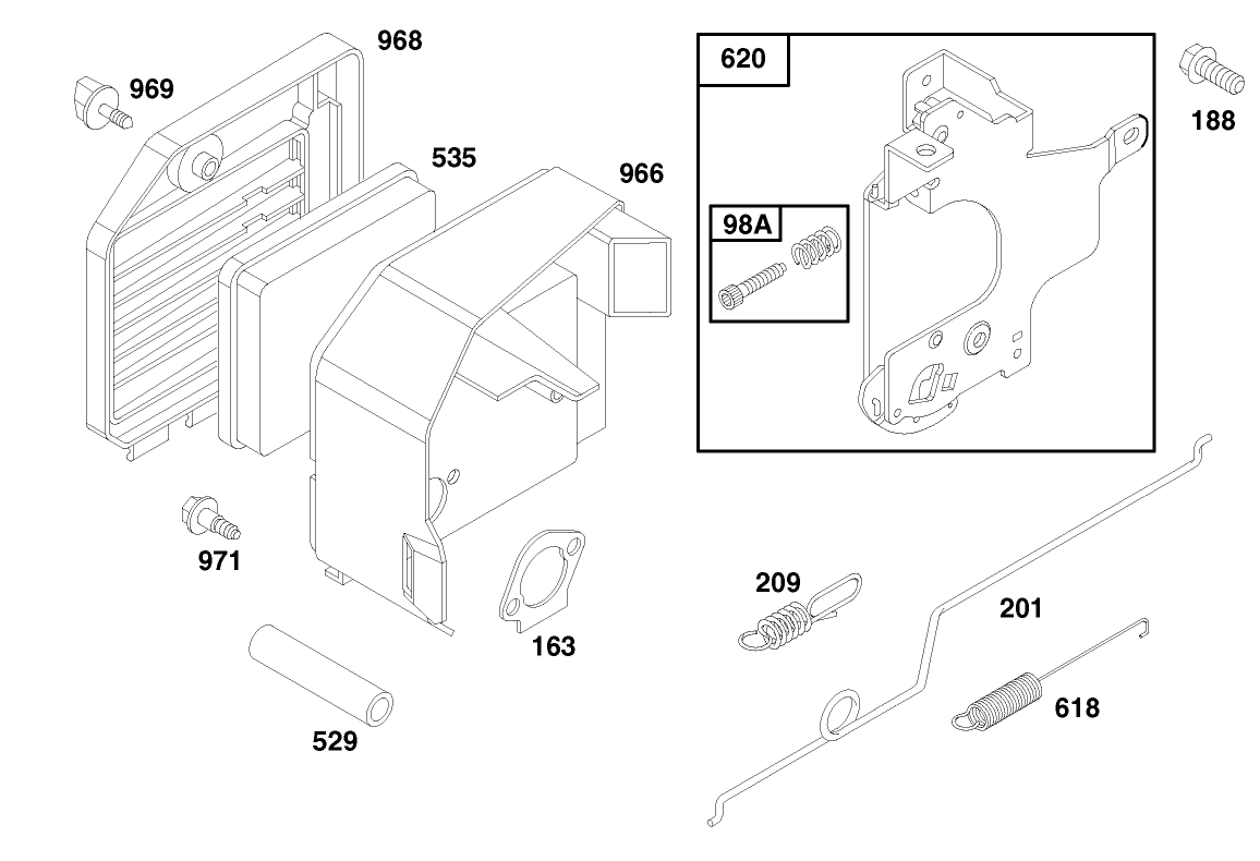 Engine Gts 150 (model No. 20465 Only)