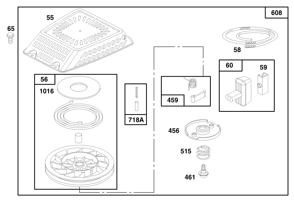 Engine Gts 150 (model No. 20465 Only)