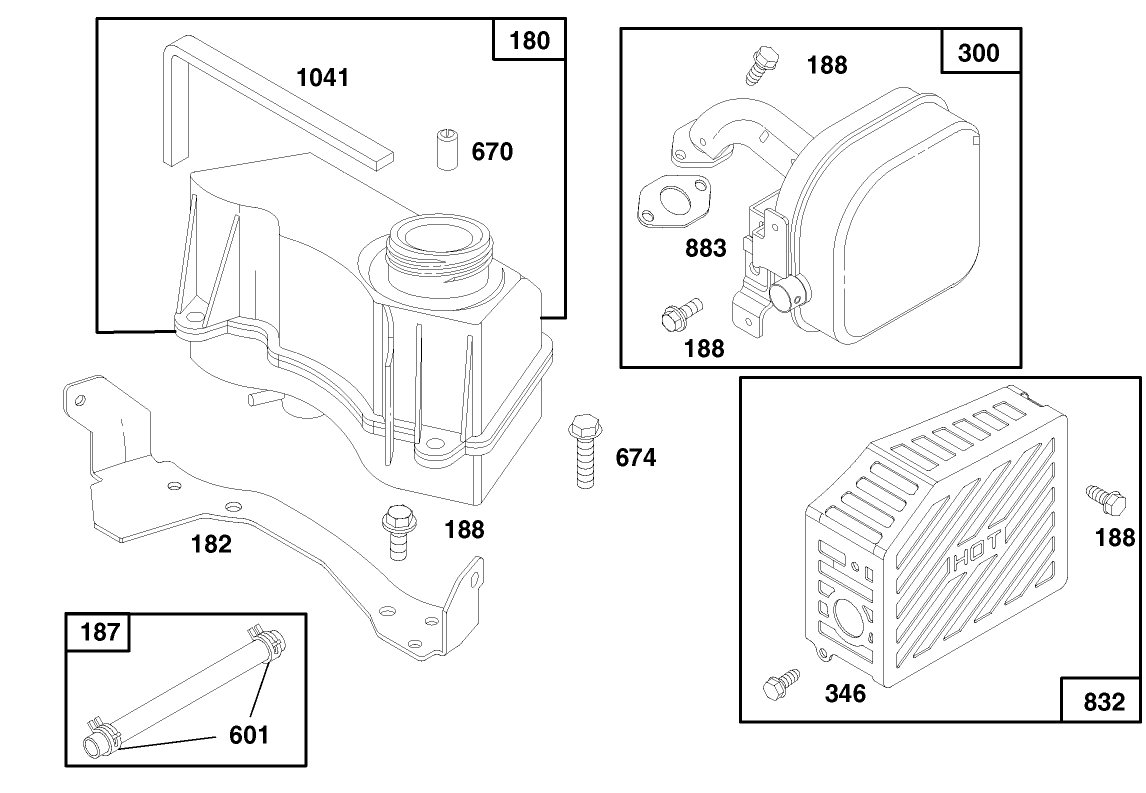 Engine Gts 150 (model No. 20465 Only)