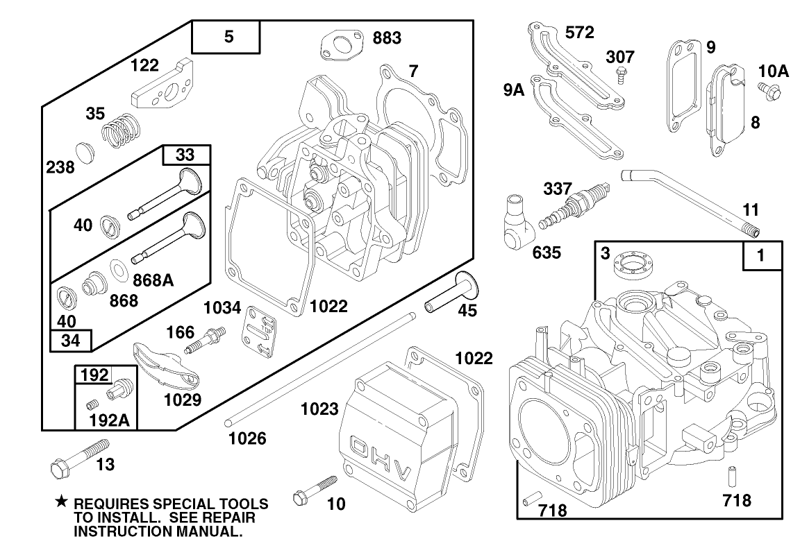 Engine Gts 150 (model No. 20466 Only)