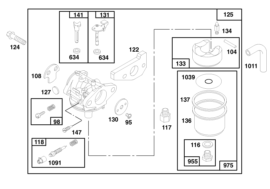 Engine Gts 150 (model No. 20466 Only)
