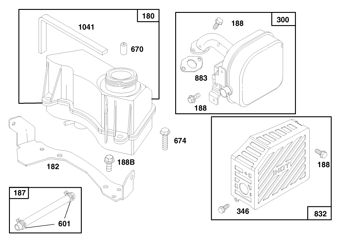 Engine Gts 150 (model No. 20466 Only)