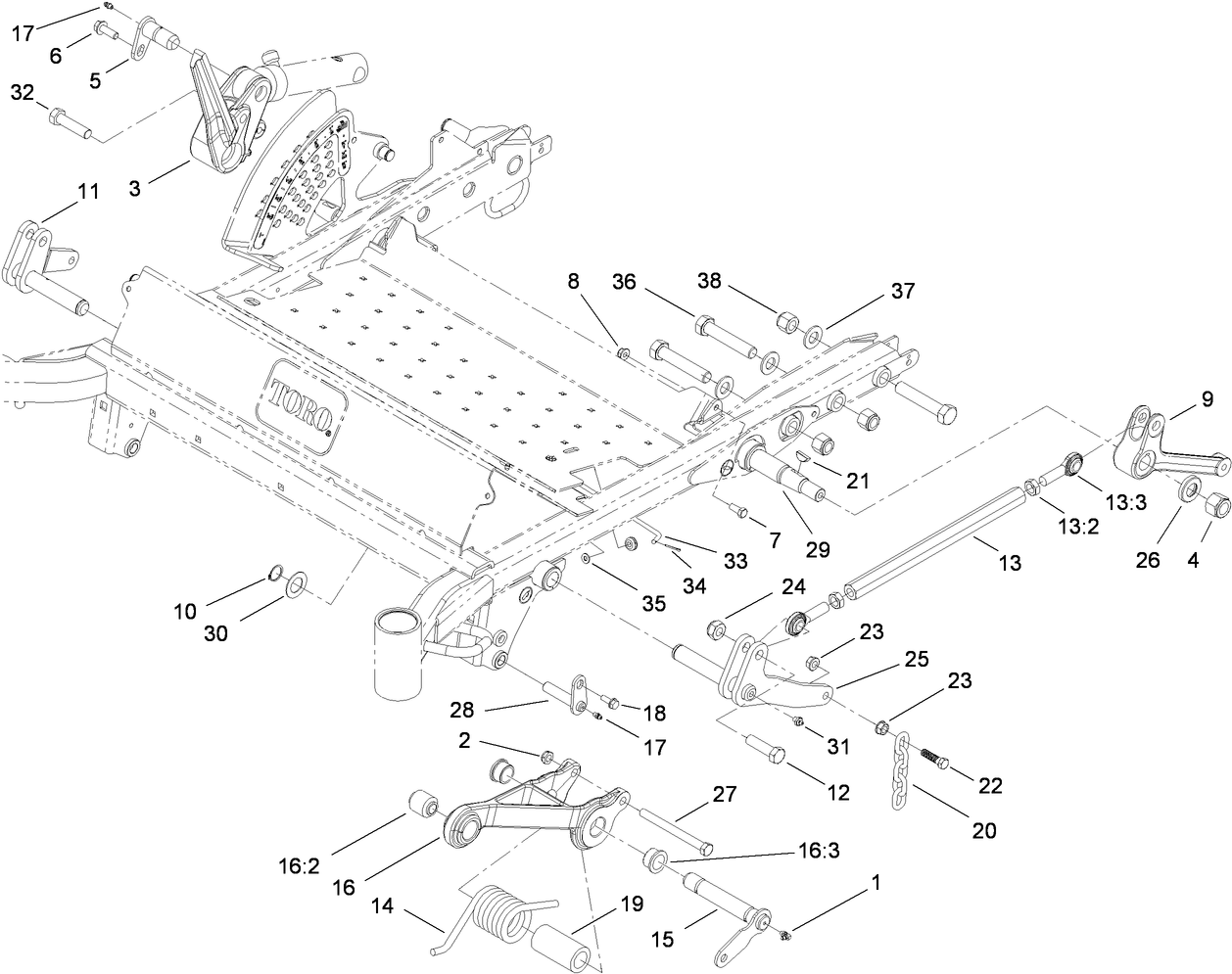 Deck Linkage Assembly