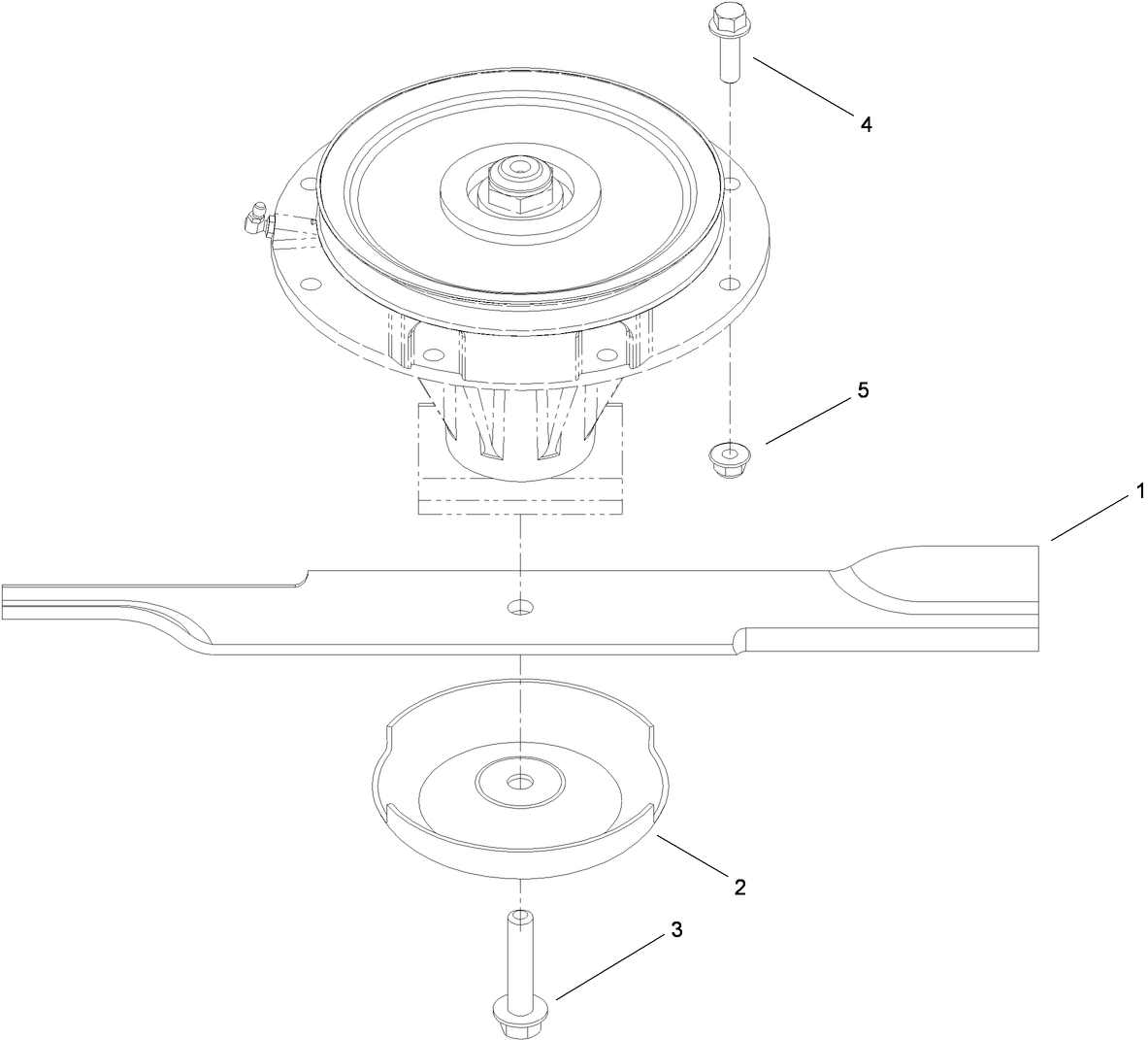 Spindle and Blade Assembly