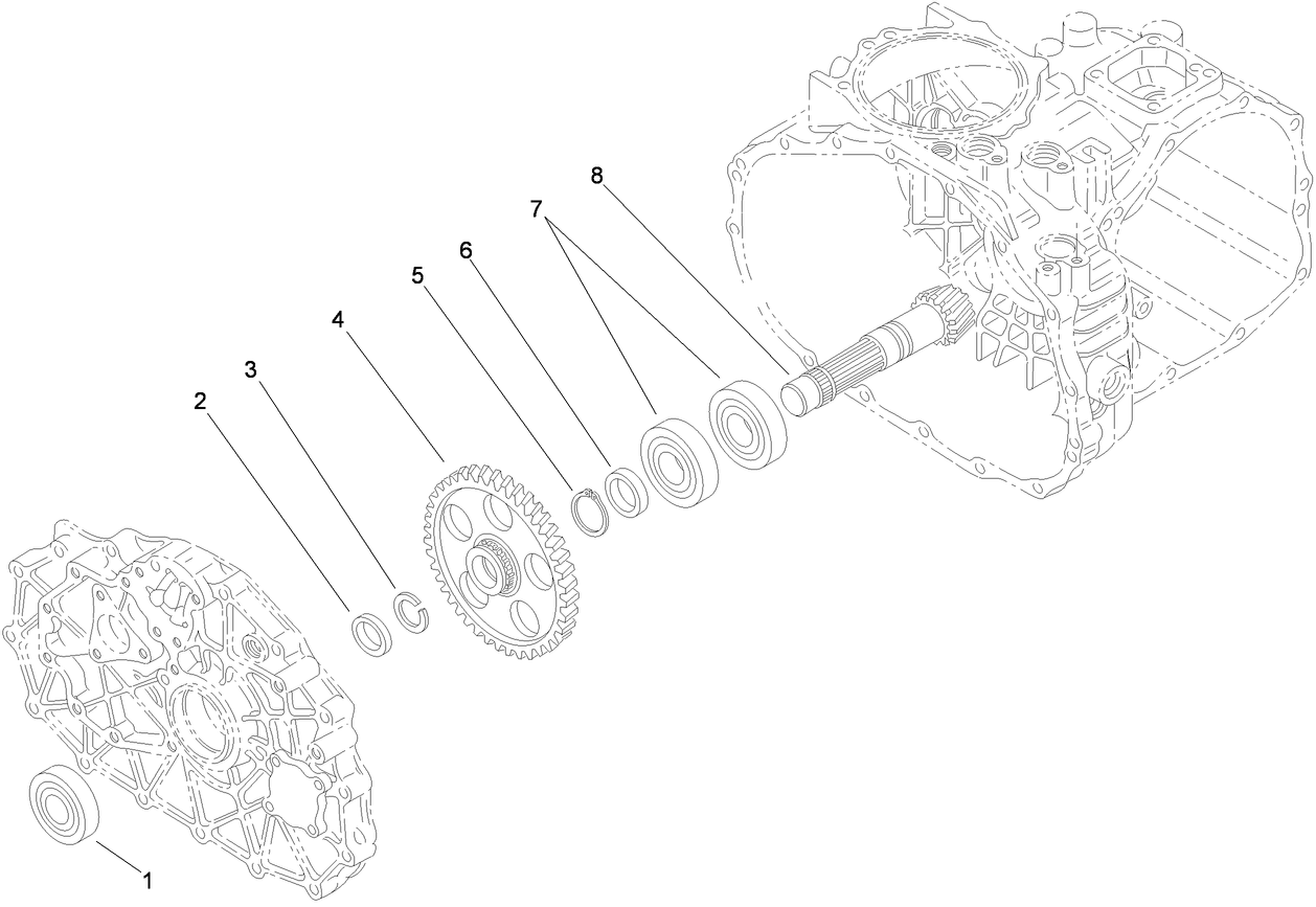 Countershaft Assembly Transaxle Assembly No. 104-9078