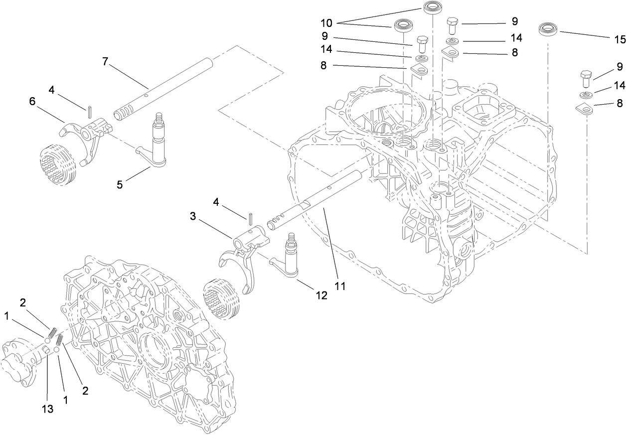 Shift Fork Assembly Transaxle Assembly No. 104-9078