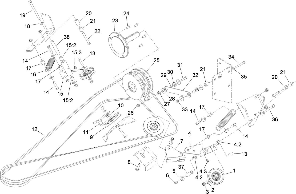 Deck Belt Drive Assembly