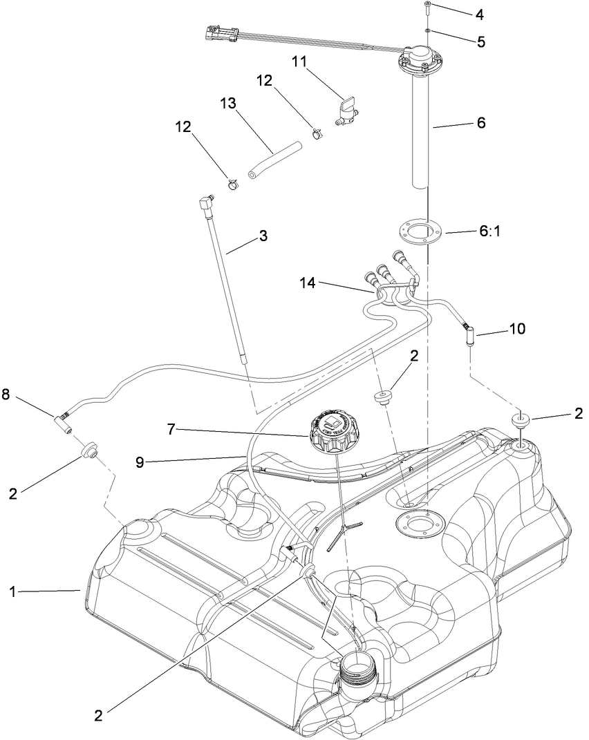 Fuel Tank Assembly No. 116-2131