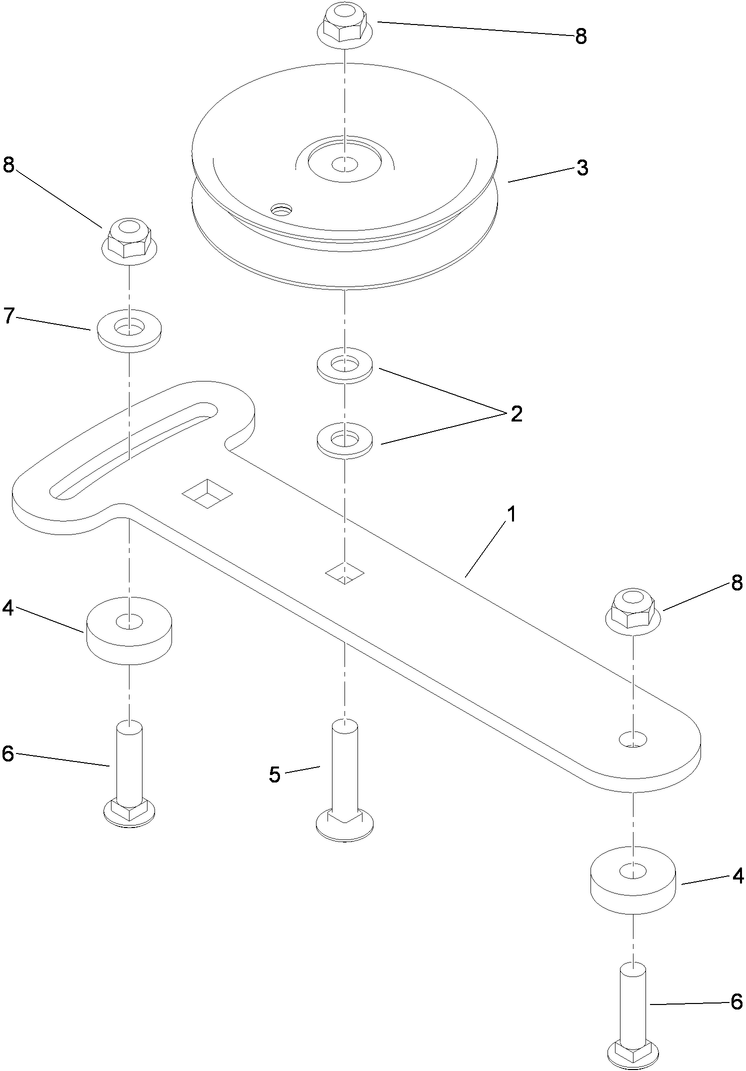 Idler Adjust Assembly No. 117-0446
