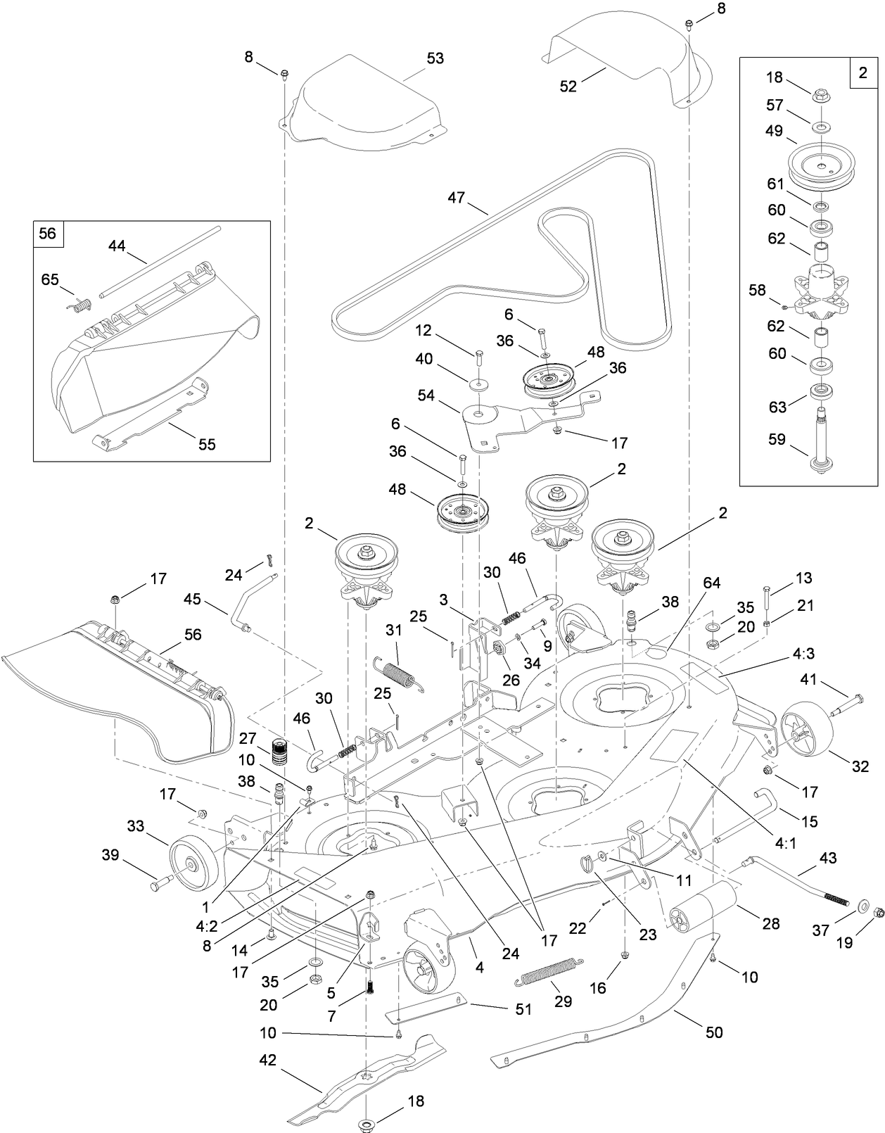 50 Inch Deck Assembly