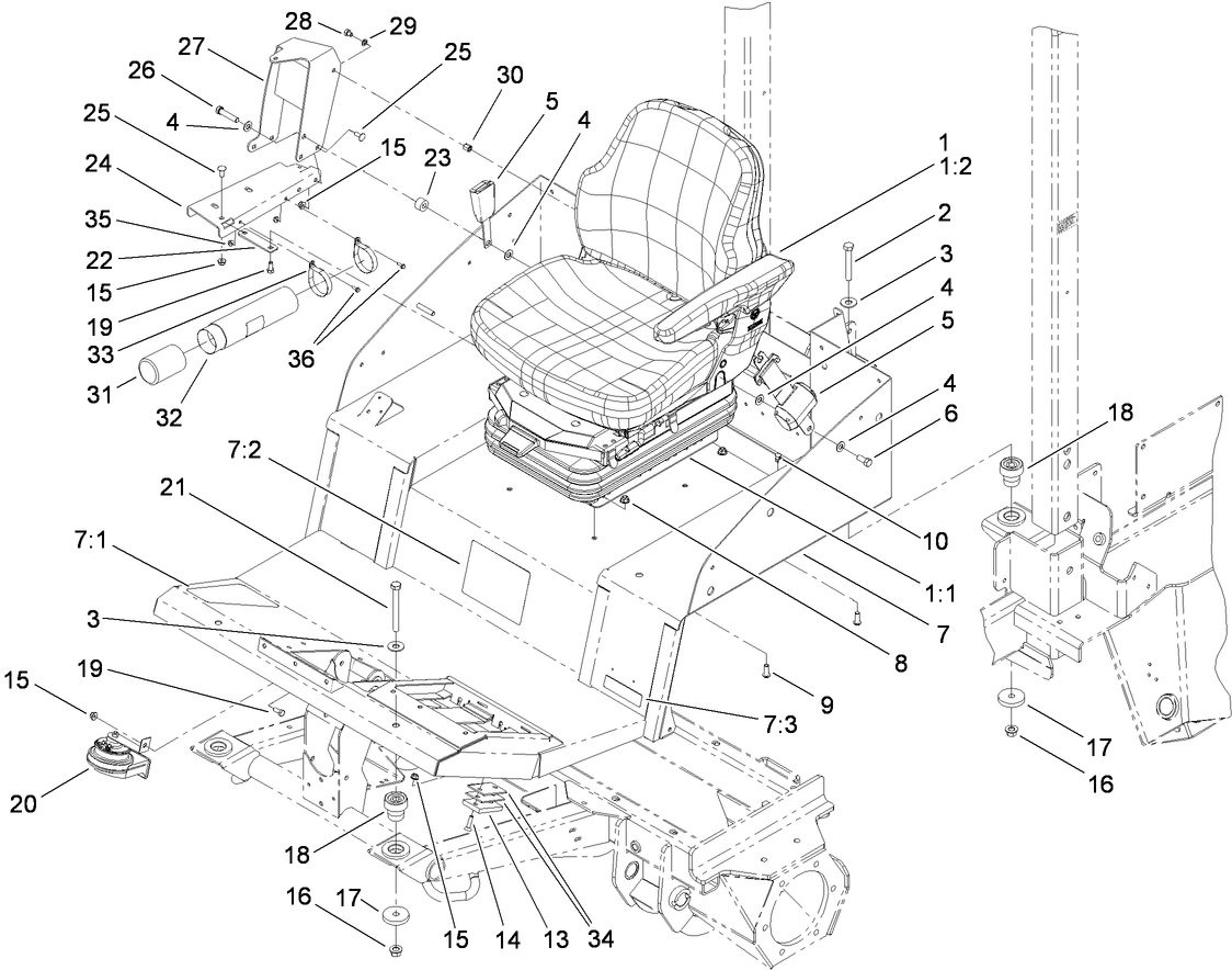 Seat and Platform Assembly