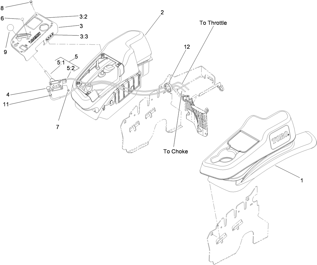 Fender, Console and Control Assembly