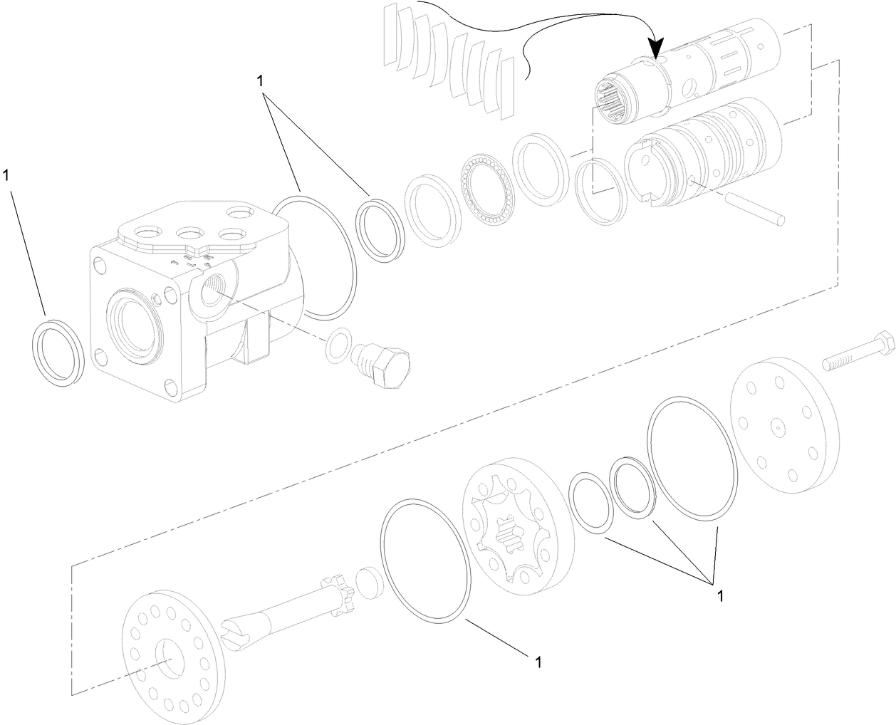 Steering Valve Assembly No. 114-5076