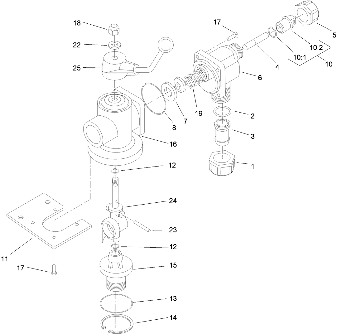 Main On/Off Valve Assembly No. 106-4881