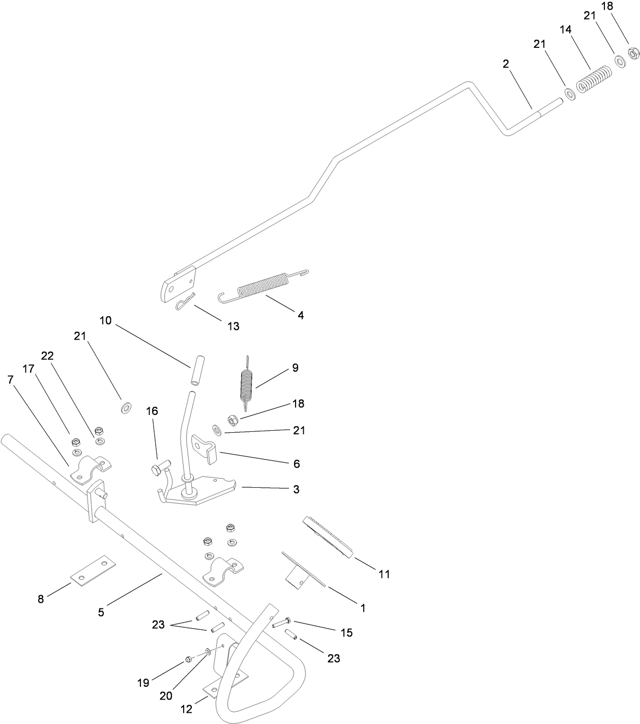 Operation - Brake Pedal Assembly