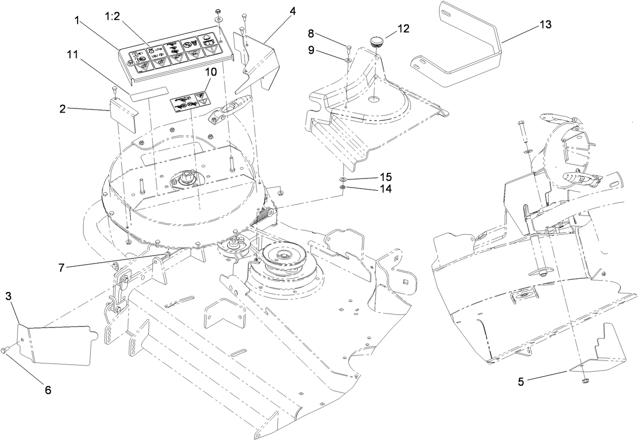 60in E-Z Vac Triple Bagging System CE Kit No. 117-3826