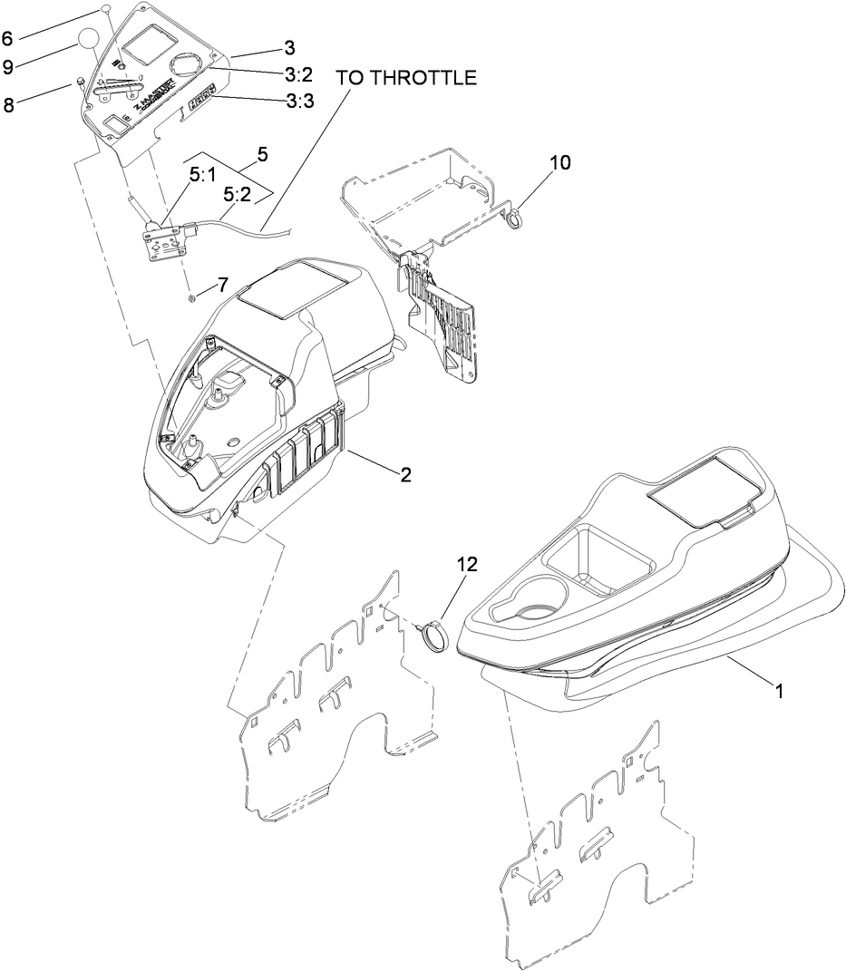 Fender, Console and Control Assembly