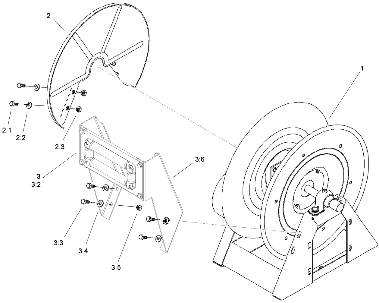Hose Reel Assembly No. 106-5083