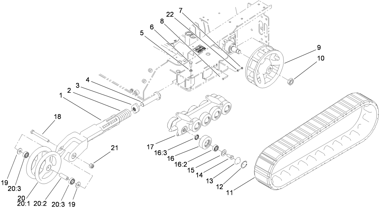 Track and Traction Assembly