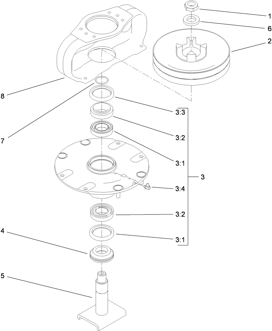 Double Driven Spindle Assembly No. 119-5298