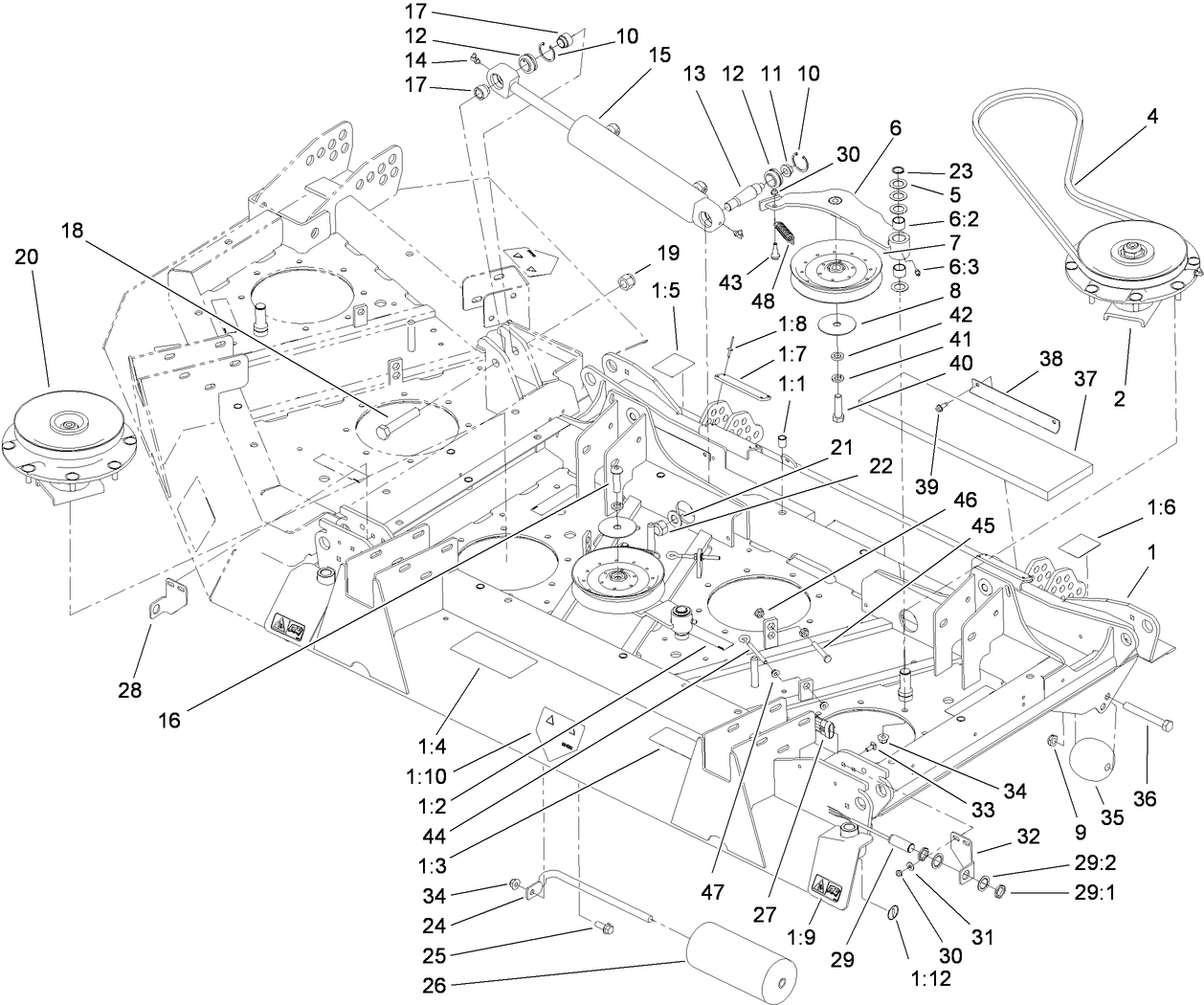 Center Deck Assembly