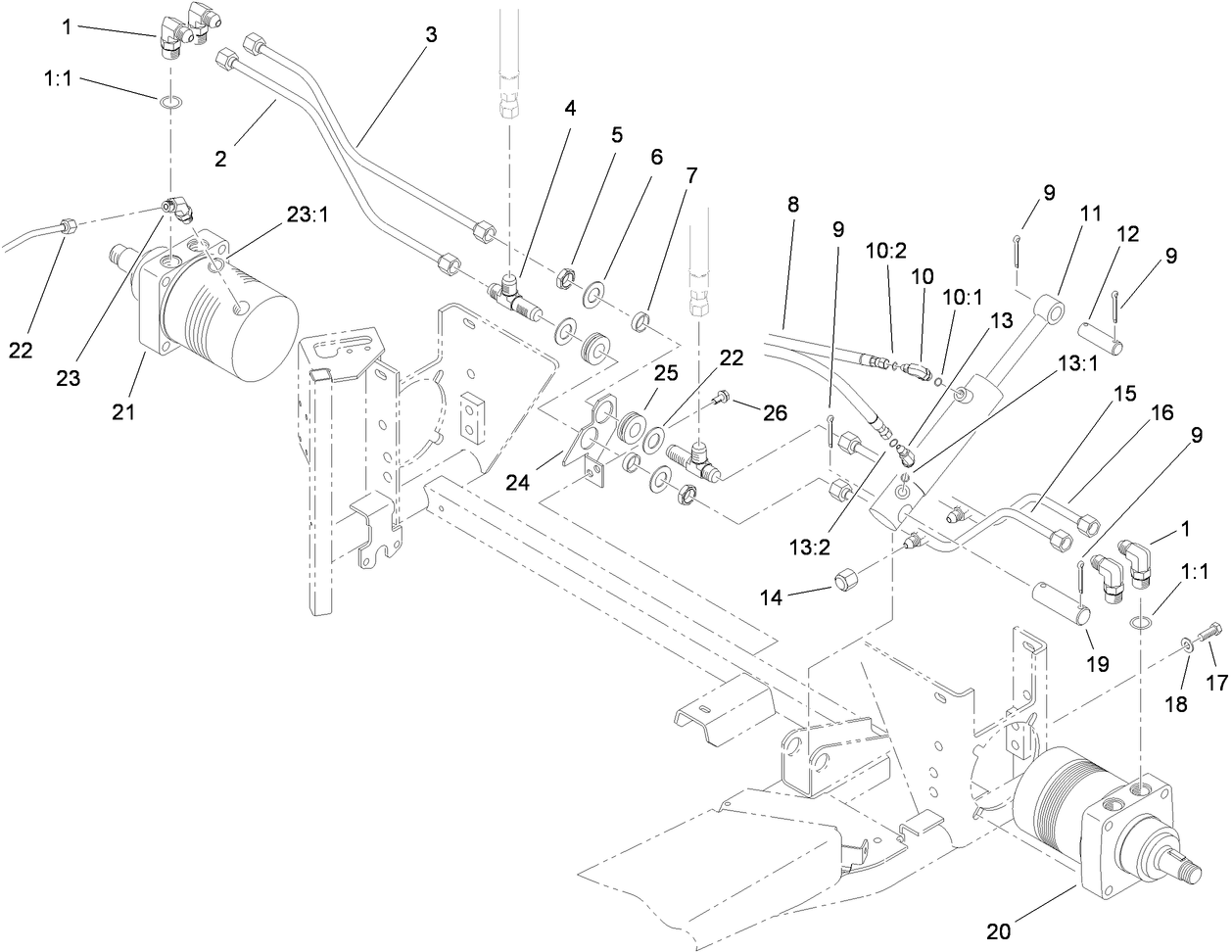 Rear Wheel Drive Assembly
