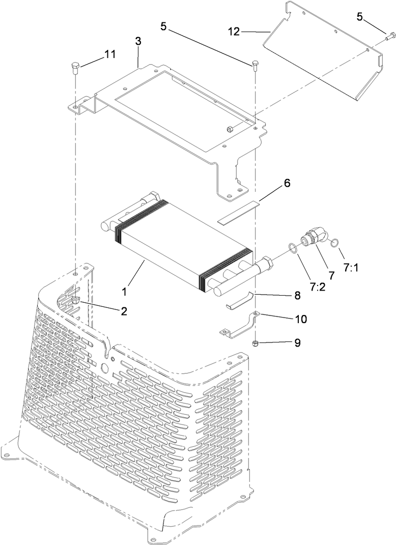 Hydraulic Oil Cooler Assembly