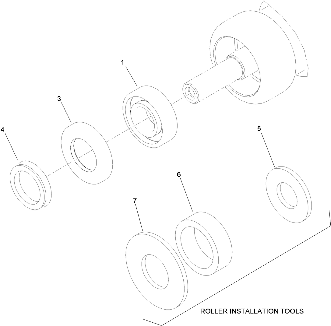 Roller Seal Rebuild Kit Assembly No. 107-1594