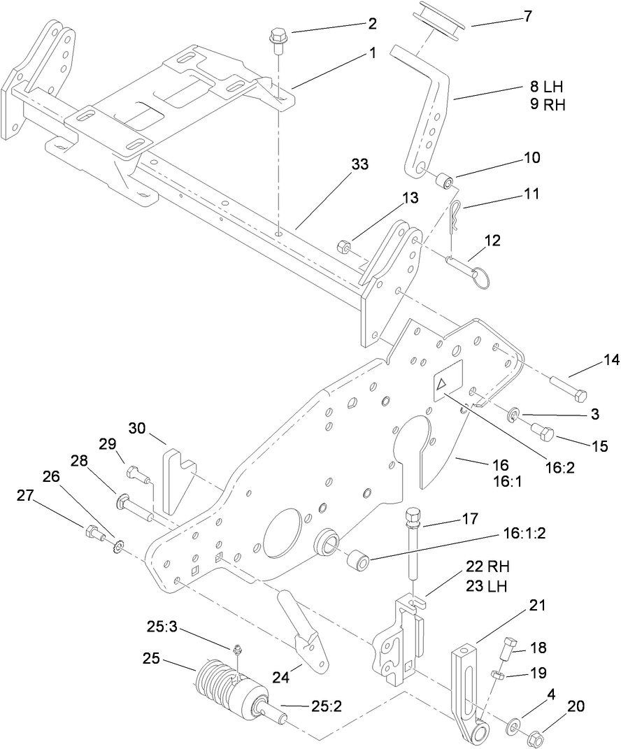 Engine Mount And Frame Assembly