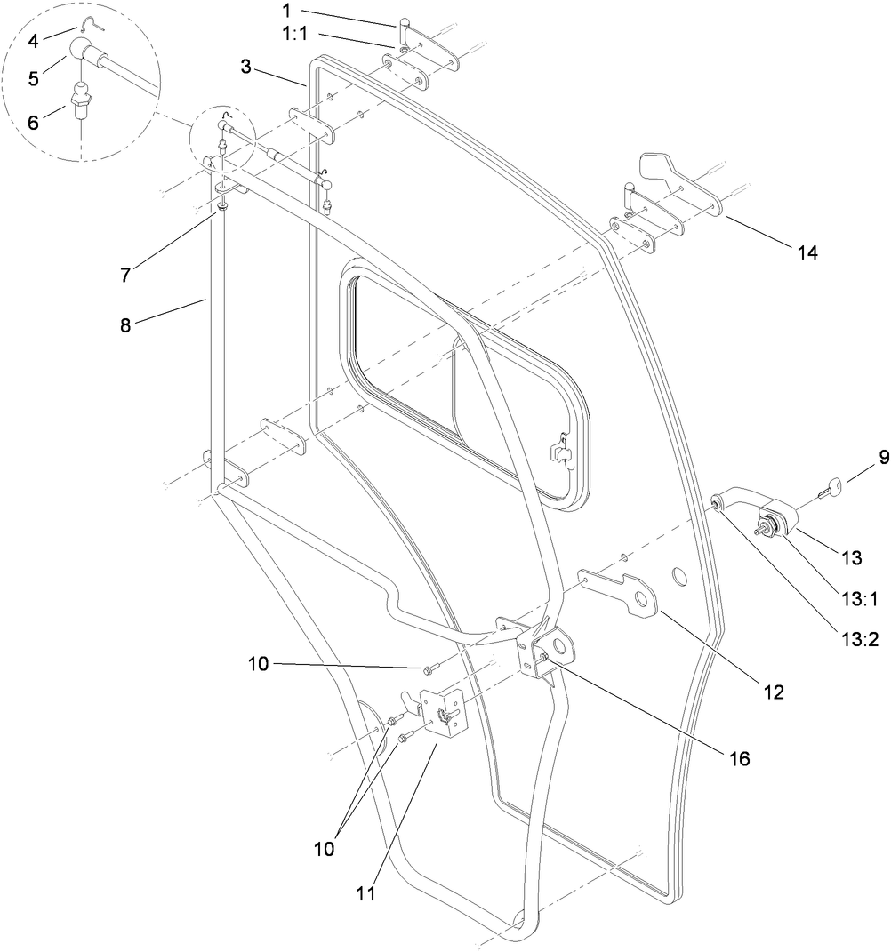 Left Hand Door Assembly