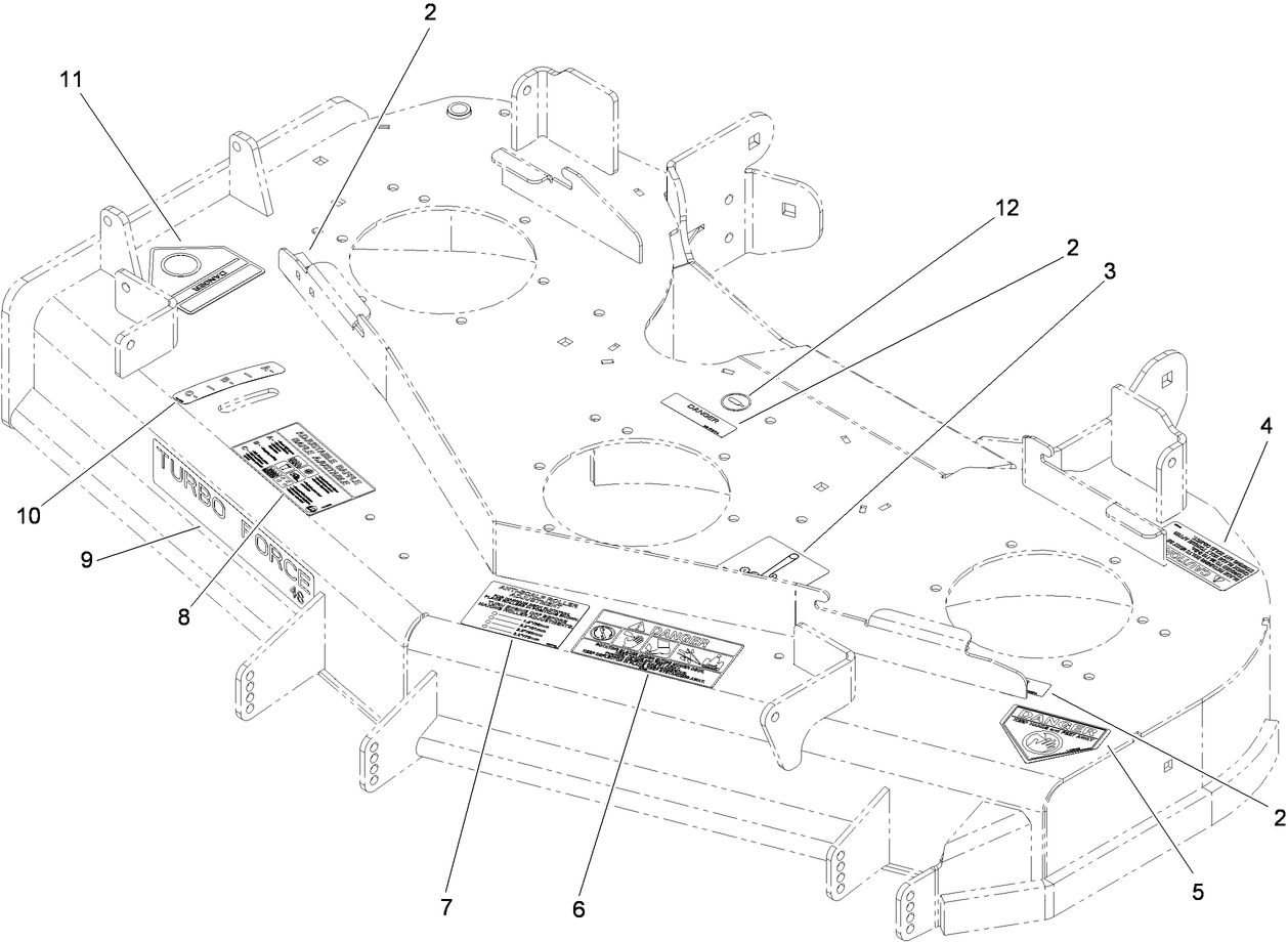 Deck Decal Assembly No. 112-4185