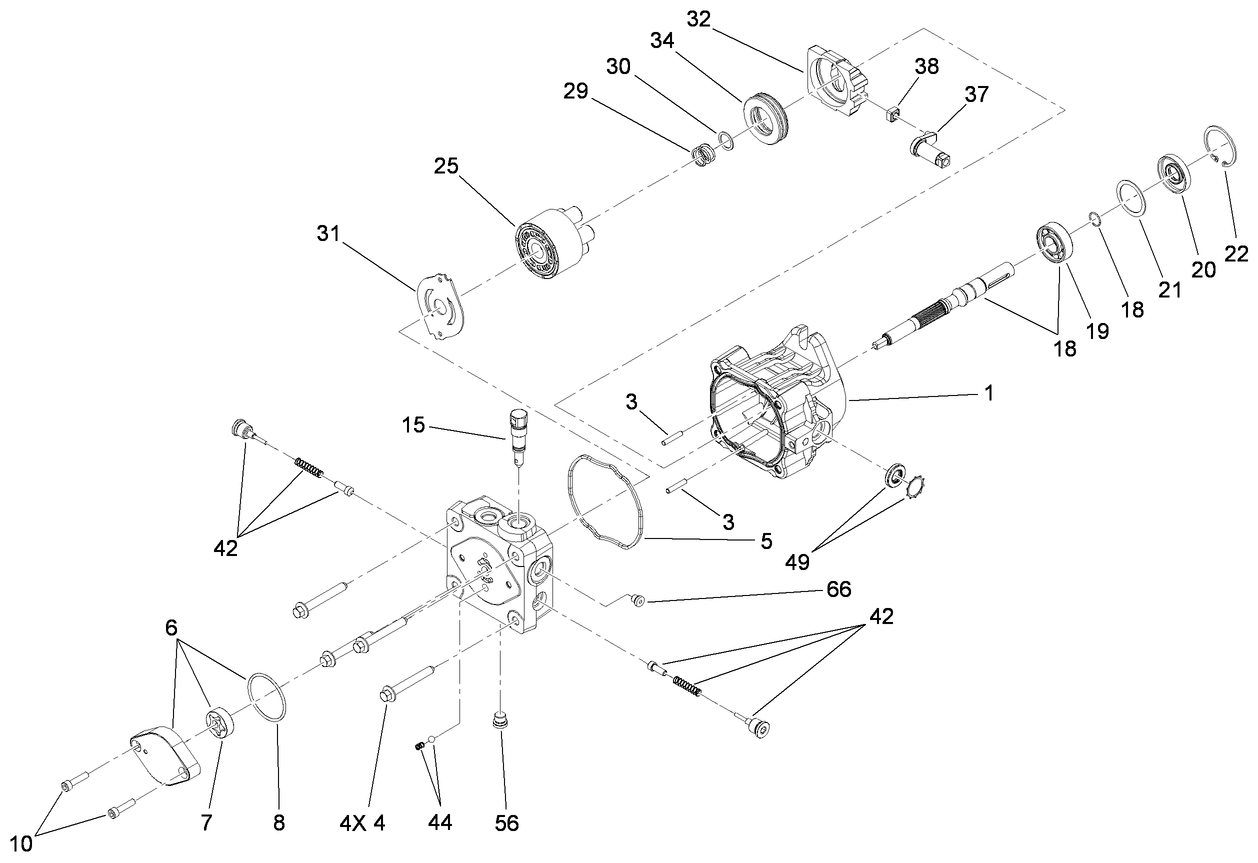 Hydraulic Pump Assembly No. 117-6409