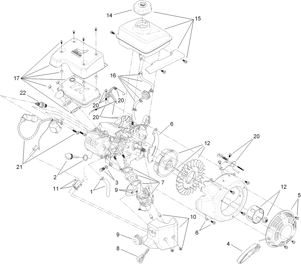 Engine Assembly No. 119-1974