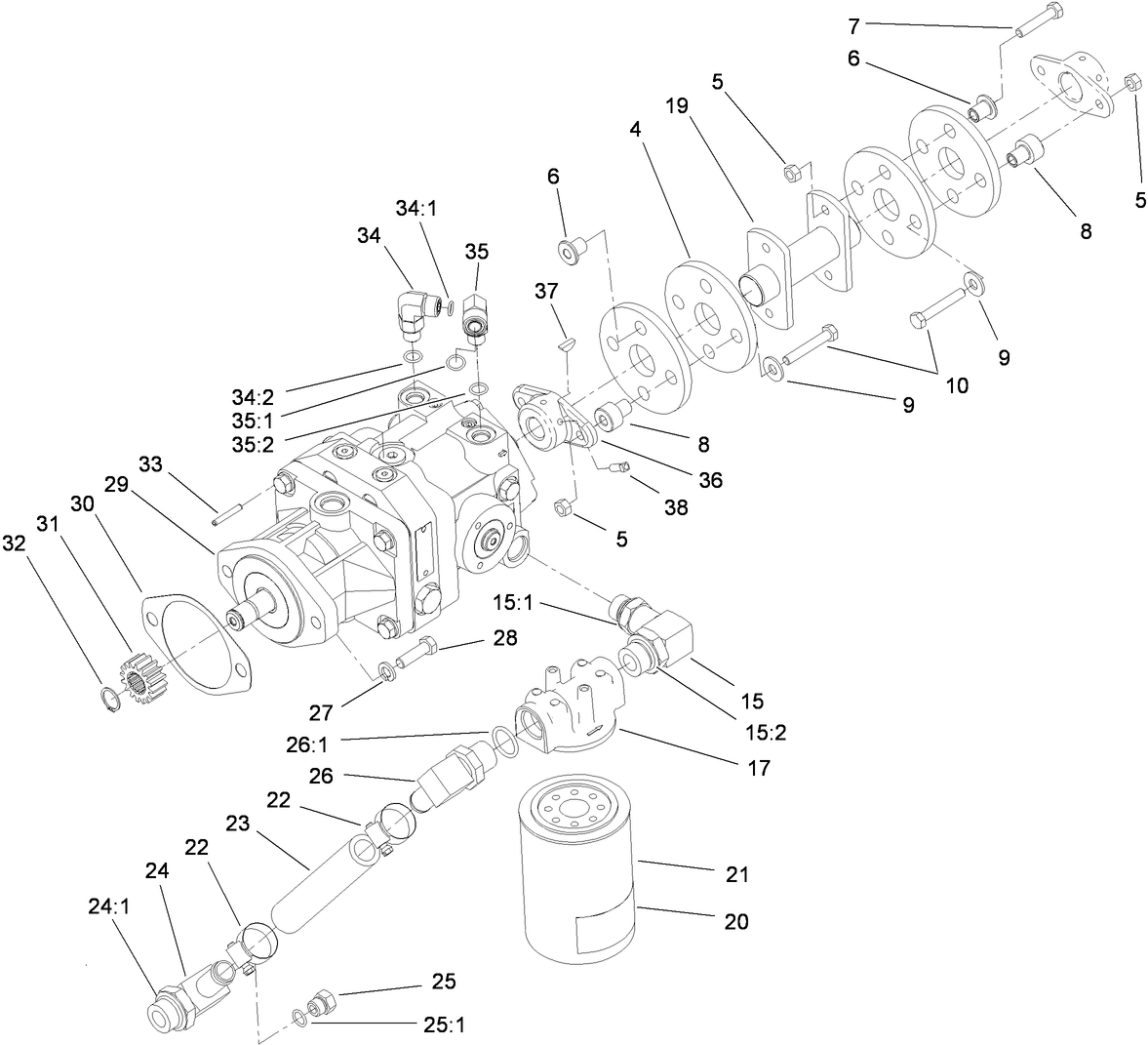 Hydrostatic Transmission Assembly