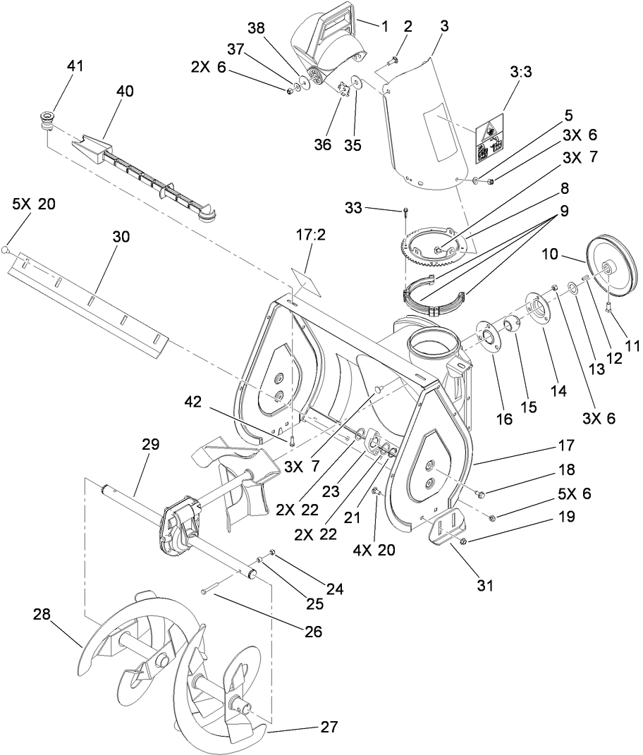 Auger Housing Assembly