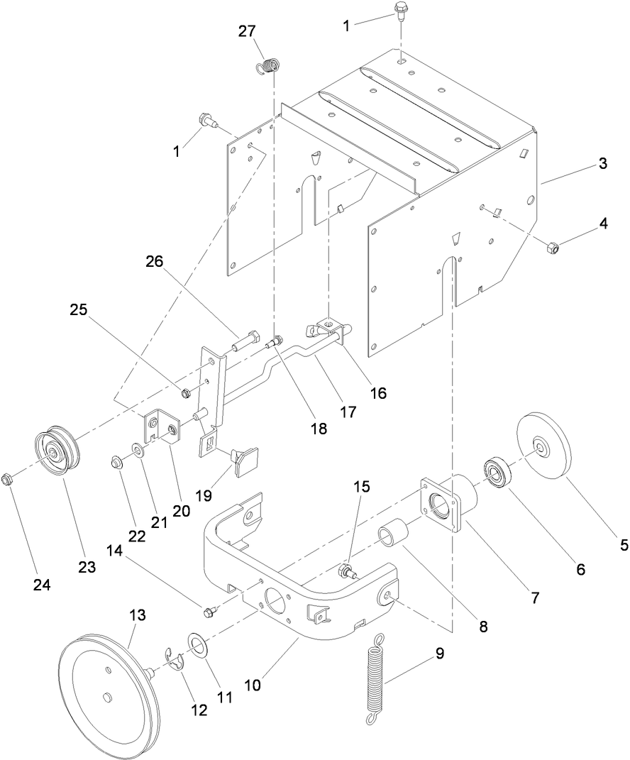 Frame and Pulley Assembly