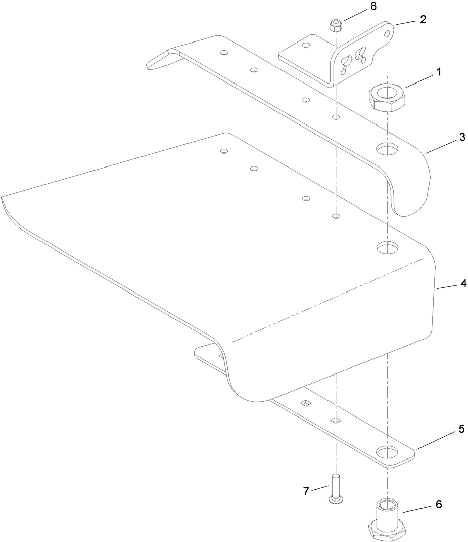 Rubber Deflector Assembly No. 117-0469
