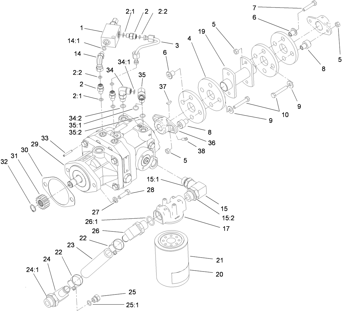 Hydrostatic Transmission Assembly