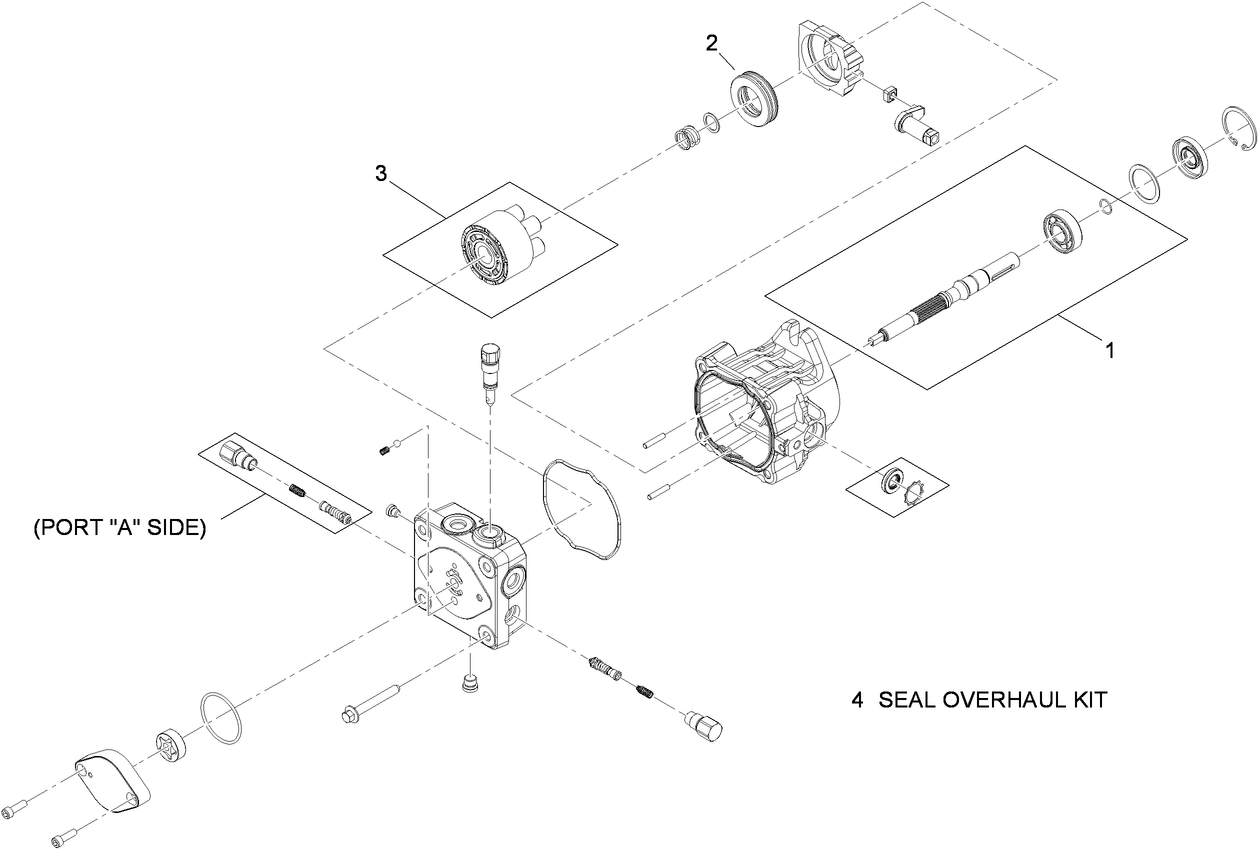LH Hydraulic Pump Assembly No. 116-0942