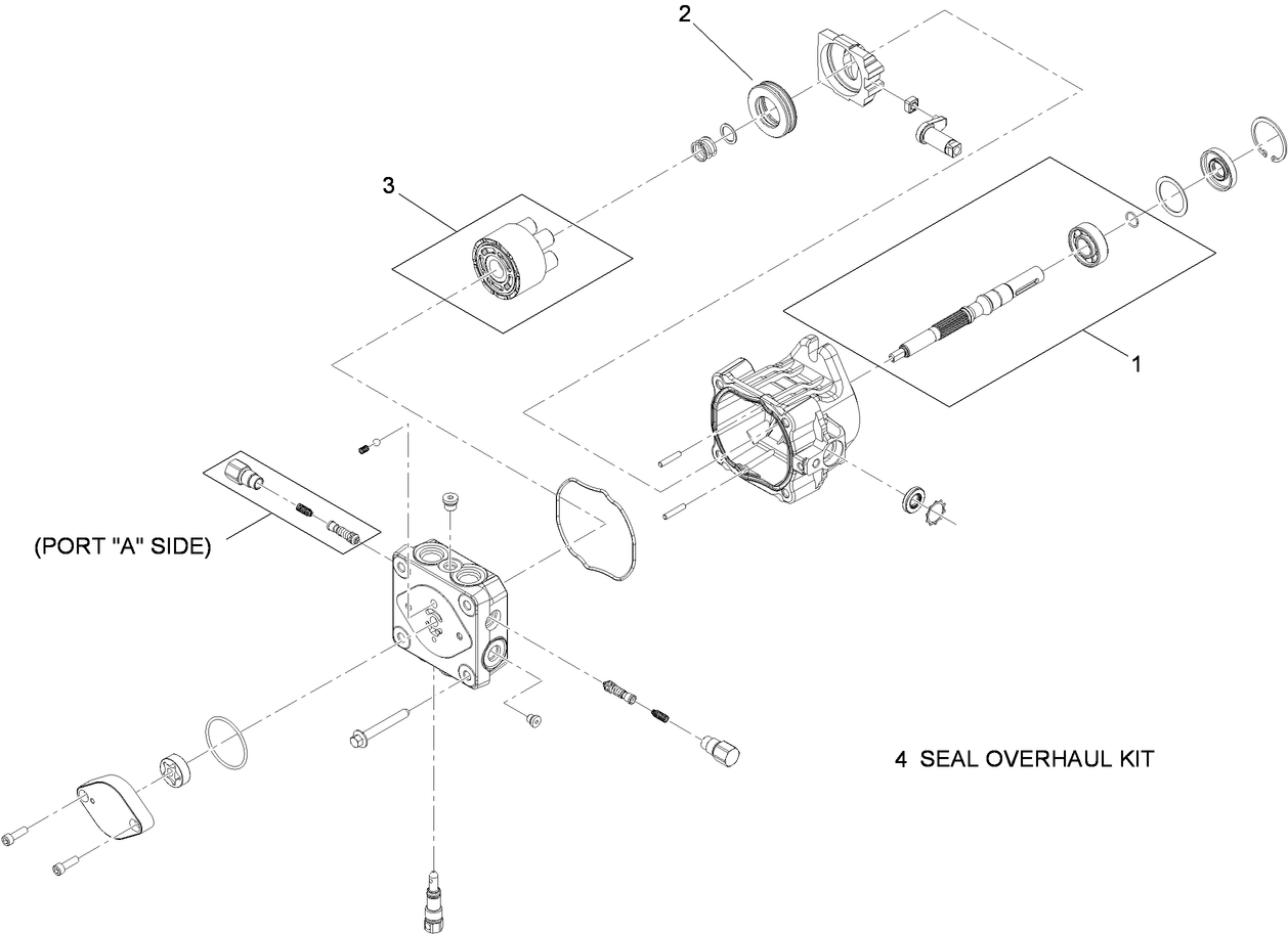 RH Hydraulic Pump Assembly No. 116-0943