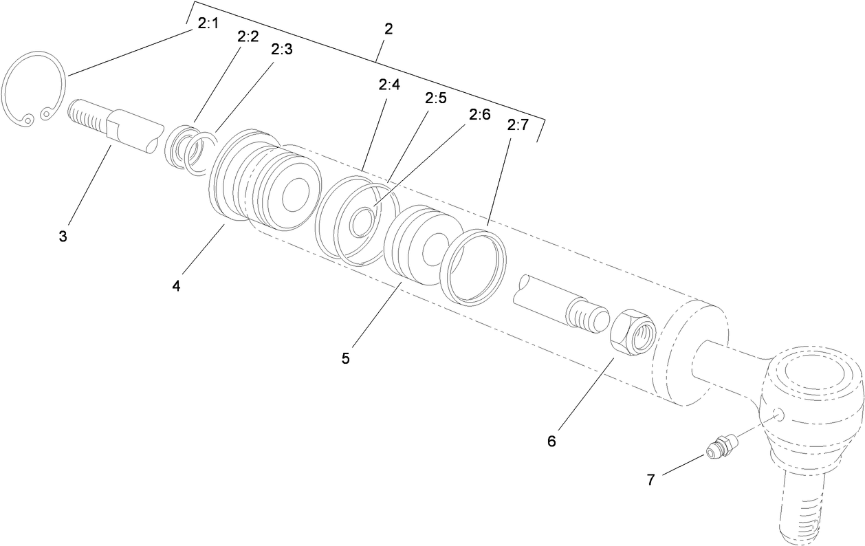 Hydraulic Cylinder Assembly No. 93-6510